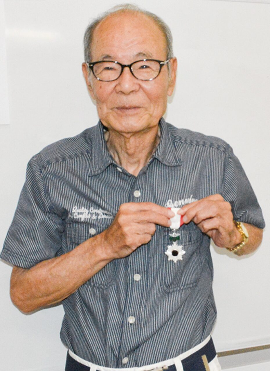 栄区連会細田会長　春の叙勲を受章　長年の地域活動が評価